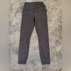 lululemon athletica Black Patterned Leggings